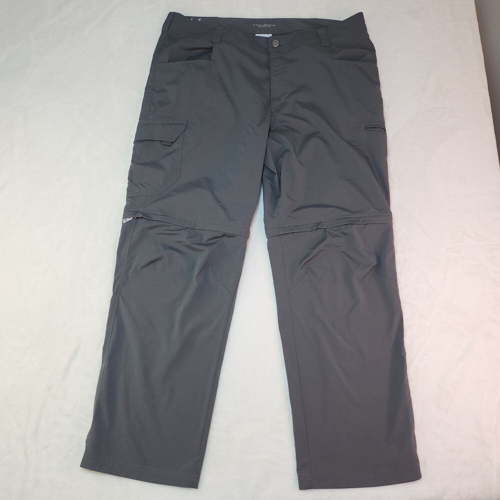 Columbia Convertible Omni-Shade Pants 40x30 Gray Utility Hiking Gorpcore
